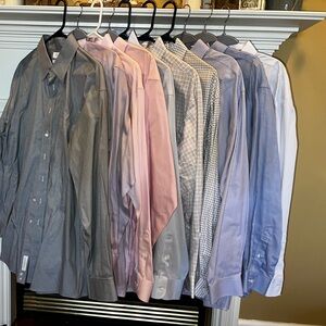 Gold Label Men's Full Fit Dress Shirt Collection - 8 shirts